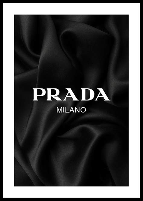 Affiche de mode prada .